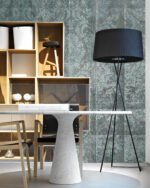 Carta Da Parati Avenue Broccato - Inkiostro Bianco