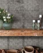 Carta Da Parati Avenue Canestro - Inkiostro Bianco