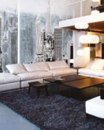 Carta Da Parati Big Apple - Inkiostro Bianco