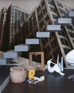 Carta Da Parati Boston - Inkiostro Bianco