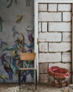 Carta Da Parati Caelites - Inkiostro Bianco