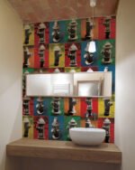 Carta Da Parati Hydrant - Inkiostro Bianco