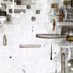 Carta Da Parati  Decodificazione 01 - Inkiostro Bianco - immagine 2