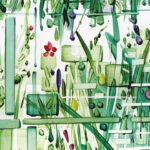 Carta Da Parati  Decodificazione 02 - Inkiostro Bianco - immagine 2