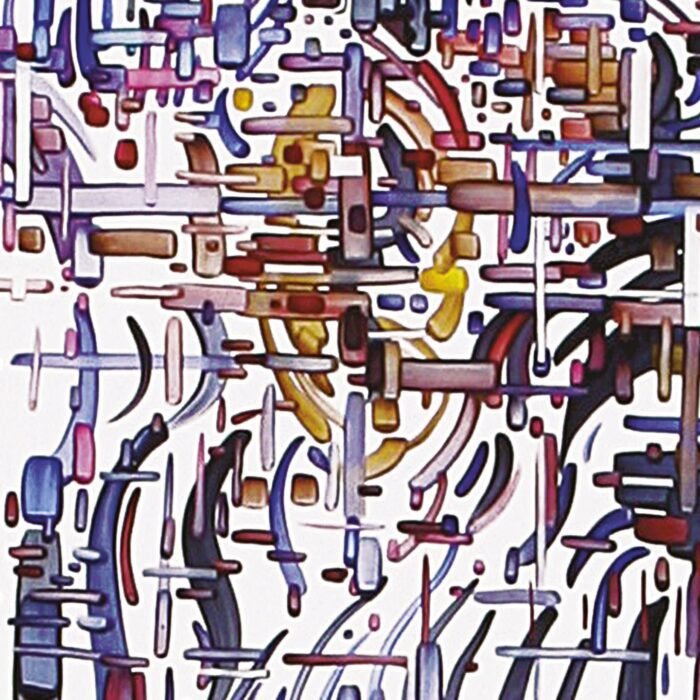 Carta Da Parati  Decodificazione 03 - Inkiostro Bianco - immagine 2