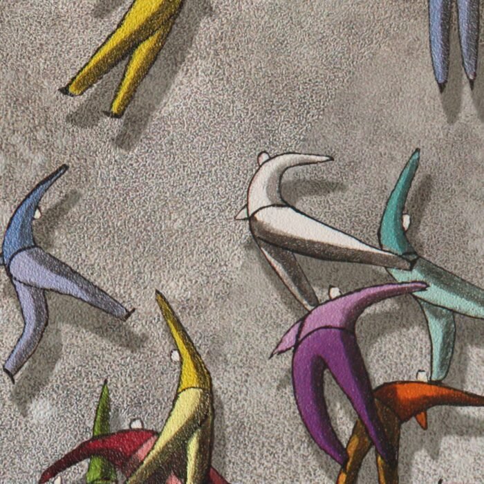 Carta Da Parati Caelites - Inkiostro Bianco - immagine 2