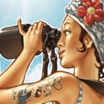 Carta Da Parati Abbordaggio - Inkiostro Bianco - immagine 3