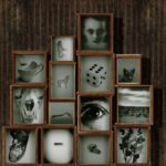 Carta Da Parati Drawers - Inkiostro Bianco - immagine 3