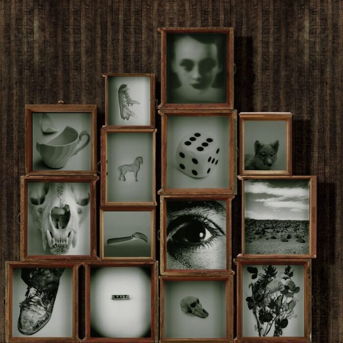 Carta Da Parati Drawers - Inkiostro Bianco - immagine 3