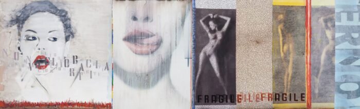 Carta Da Parati No Kiss - Inkiostro Bianco - immagine 3