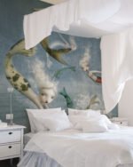 Carta Da Parati Mermaids - Inkiostro Bianco