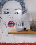 Carta Da Parati No Kiss - Inkiostro Bianco