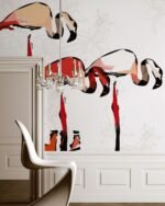 Carta Da Parati Flamingo Dada - Wall&Decò