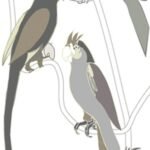 Carta Da Parati Funny Parrots - Wall&Decò - immagine 2