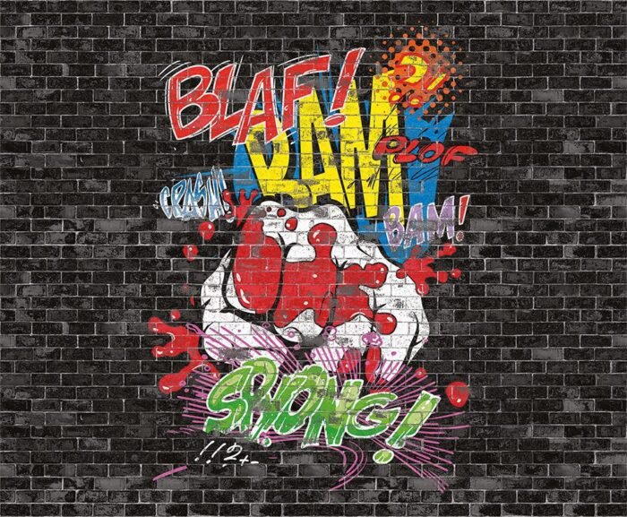 Carta da Parati Bam Sock - Londonart - immagine 3
