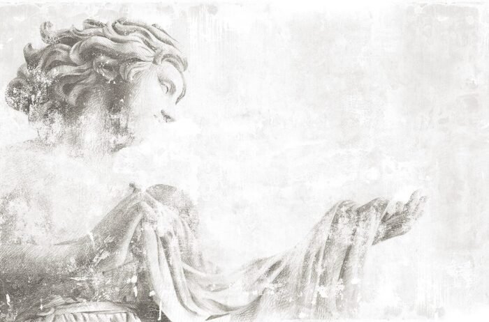 Carta da Parati White Angel - Londonart - immagine 2