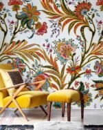 Carta Da Parati Arabesque - Inkiostro Bianco