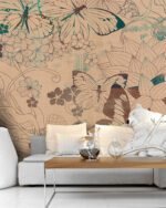 Carta Da Parati Backyard - Inkiostro Bianco