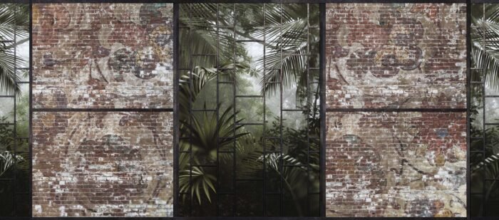 Behind The Wall Wallpaper - Inkiostro Bianco - Image 2
