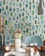 Carta Da Parati Bottle Fly - Inkiostro Bianco