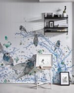 Carta Da Parati Branches - Inkiostro Bianco