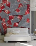 Carta Da Parati Cardinal - Inkiostro Bianco