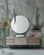 Carta Da Parati Cereus - Inkiostro Bianco