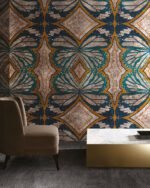 Carta Da Parati Danaus - Inkiostro Bianco