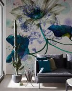 Carta Da Parati Dancing - Inkiostro Bianco