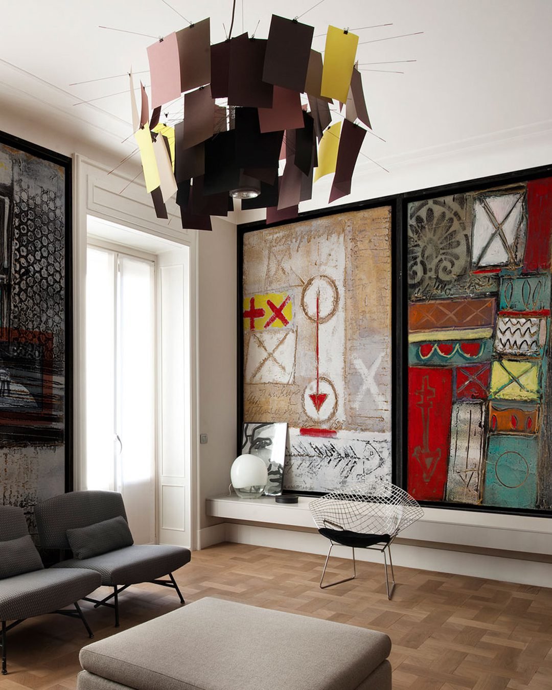 DE-AAR_INKVQKZ18_AMB Carta Da Parati De aar - Inkiostro Bianco - immagine 1