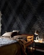 Carta Da Parati Emboss - Inkiostro Bianco