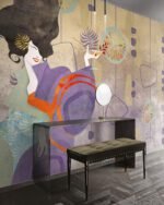 Carta Da Parati Essence - Inkiostro Bianco