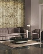 Carta Da Parati Goldfinger - Inkiostro Bianco