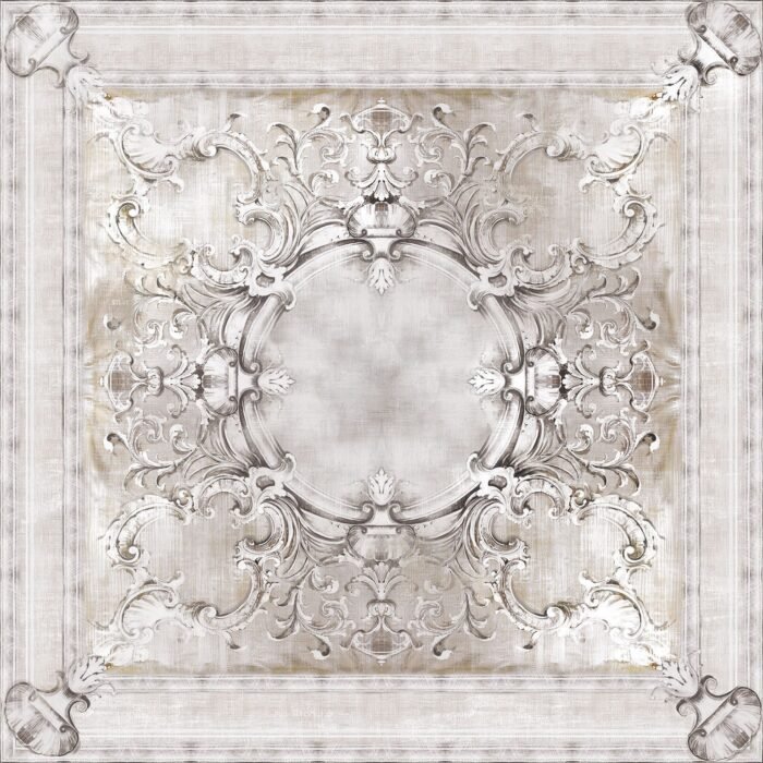 Carta Da Parati Special Edition Hamsa - Inkiostro Bianco - immagine 2