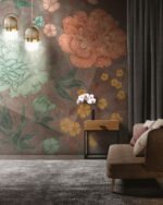 Carta Da Parati  Herbarium - Inkiostro Bianco