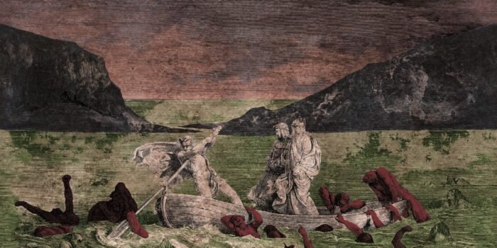 Carta Da Parati Inferius - Inkiostro Bianco - immagine 3