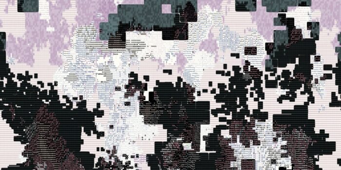 Carta Da Parati Infinite Coding - Inkiostro Bianco - immagine 3