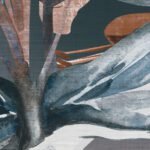 Carta Da Parati Ironblue - Inkiostro Bianco - immagine 2