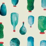 Carta Da Parati Bottle Fly - Inkiostro Bianco - immagine 4