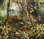 Carta Da Parati Amazzonia - Inkiostro Bianco - immagine 3