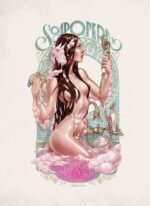 Carta Da Parati Soap Opera  - Inkiostro Bianco - immagine 2