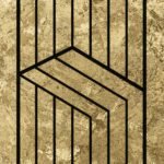 Carta Da Parati Goldfinger - Inkiostro Bianco - immagine 4