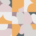 Carta Da Parati Jigsaw- Inkiostro Bianco - immagine 7