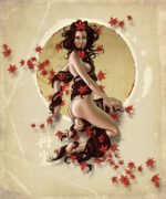 Carta Da Parati Rinascita - Inkiostro Bianco - immagine 3