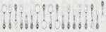 Carta Da Parati Silverware - Inkiostro Bianco - immagine 4