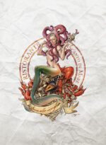 Carta Da Parati Incanto di mare - Inkiostro Bianco - immagine 3