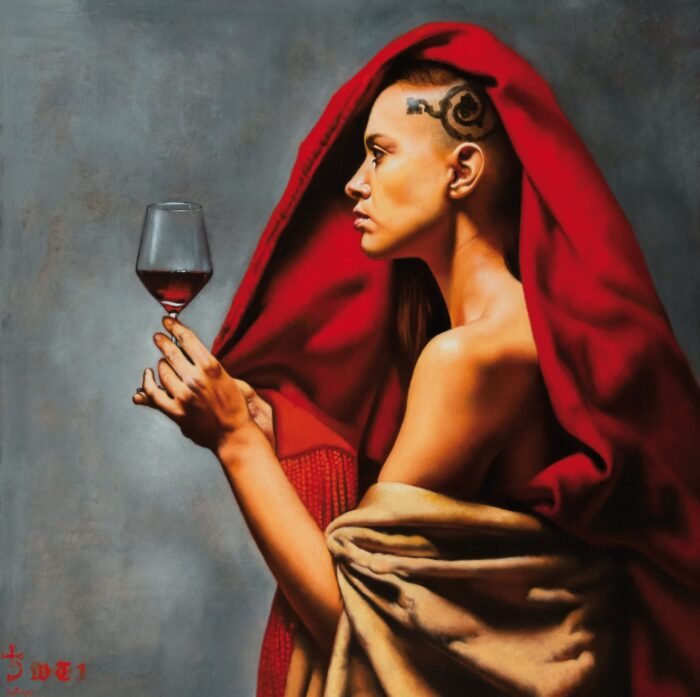 Carta Da Parati Special Edition Wine Tasting - Inkiostro Bianco - immagine 3