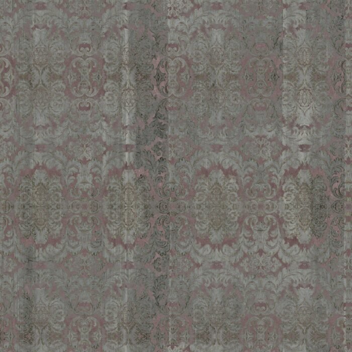 Carta Da Parati Damasked Concrete - Inkiostro Bianco - Image 4