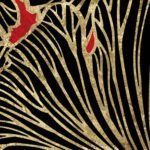 Carta Da Parati Ginko - Inkiostro Bianco - immagine 3