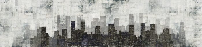 Carta Da Parati Skyscrapers - Inkiostro Bianco - Image 3